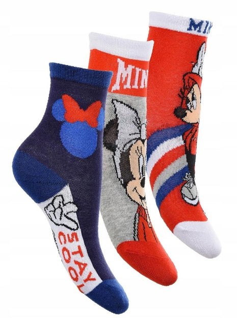 Disney Minnie Stay Cool Red gyerek zokni 31/34