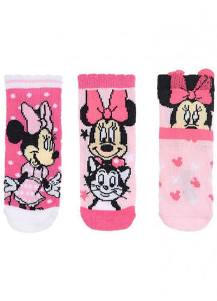 Disney Minnie Figaro Pink baba zokni 0/6 hó