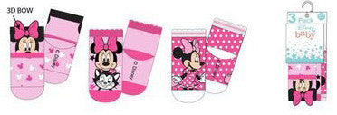 Disney Minnie Figaro Pink baba zokni 0/6 hó