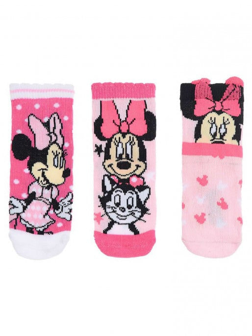 Disney Minnie Figaro Pink baba zokni 6/12 hó