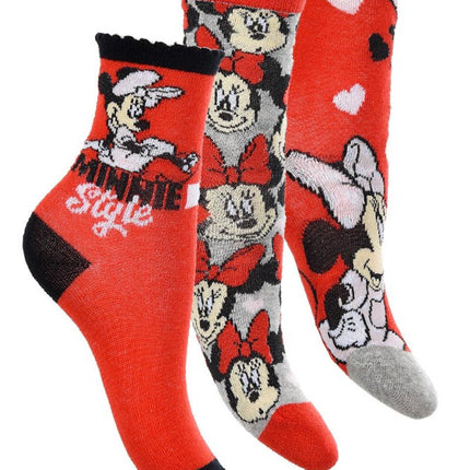 Disney Minnie Red Style gyerek zokni 27/30