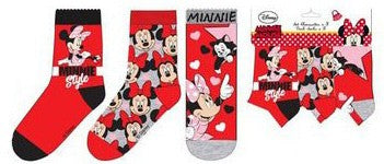 Disney Minnie Red Style gyerek zokni 27/30