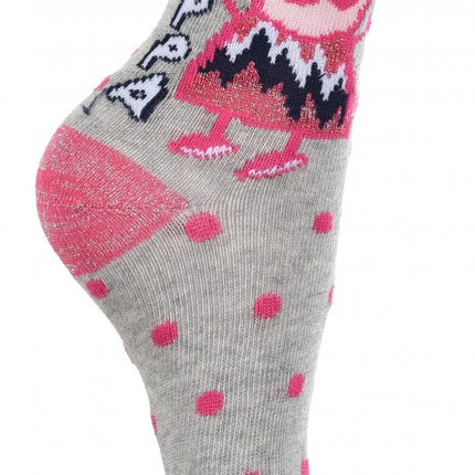 Peppa malac Sparkle Steps Grey gyerek zokni  23/26