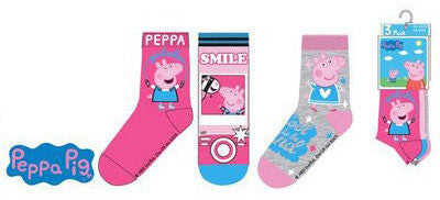 Peppa malac Smile Pink gyerek zokni  23/26