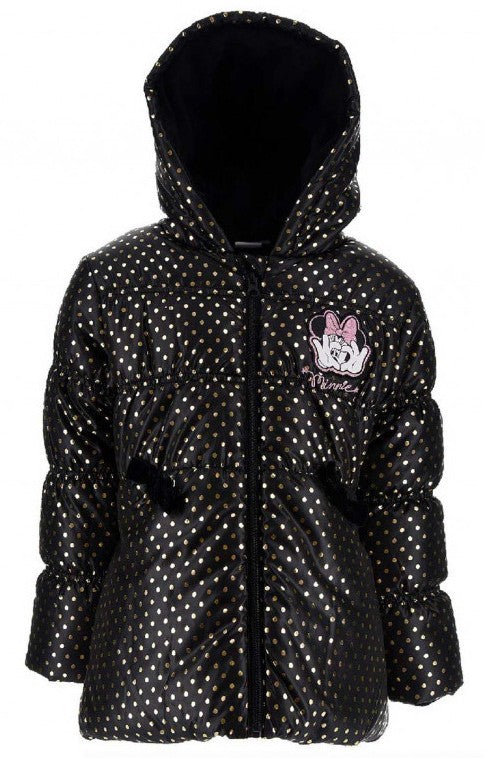 Disney Minnie Black gyerek bélelt kabát 8 év / 128 cm
