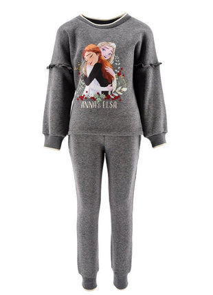 Disney Jégvarázs Fondness Grey gyerek flitteres melegítő, jogging szett 5 év / 110 cm