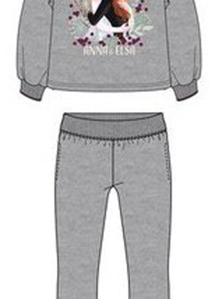 Disney Jégvarázs Fondness Grey gyerek flitteres melegítő, jogging szett 5 év / 110 cm
