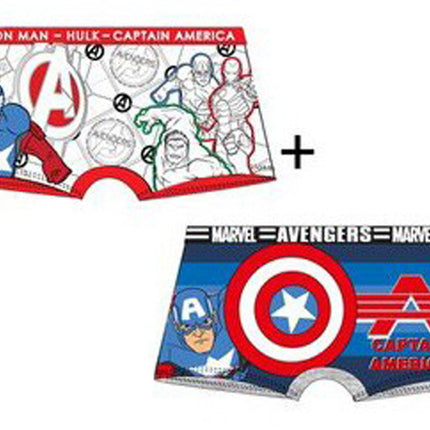 Bosszúállók Captain America gyerek boxeralsó 2 darab/csomag 4 - 5 év / 104 - 110 cm