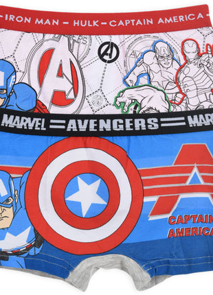 Bosszúállók Captain America gyerek boxeralsó 2 darab/csomag 6 - 8 év / 116 - 128 cm