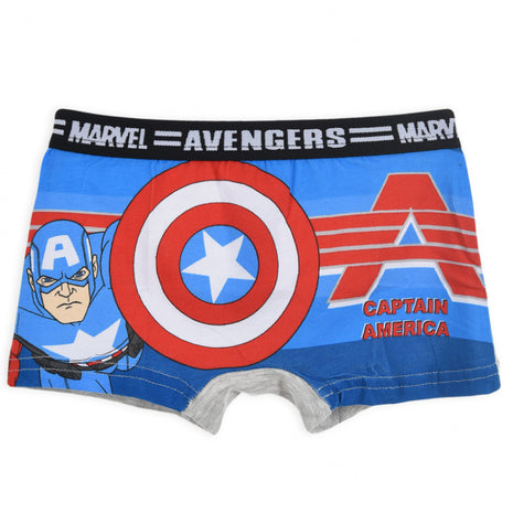 Bosszúállók Captain America gyerek boxeralsó 2 darab/csomag 6 - 8 év / 116 - 128 cm