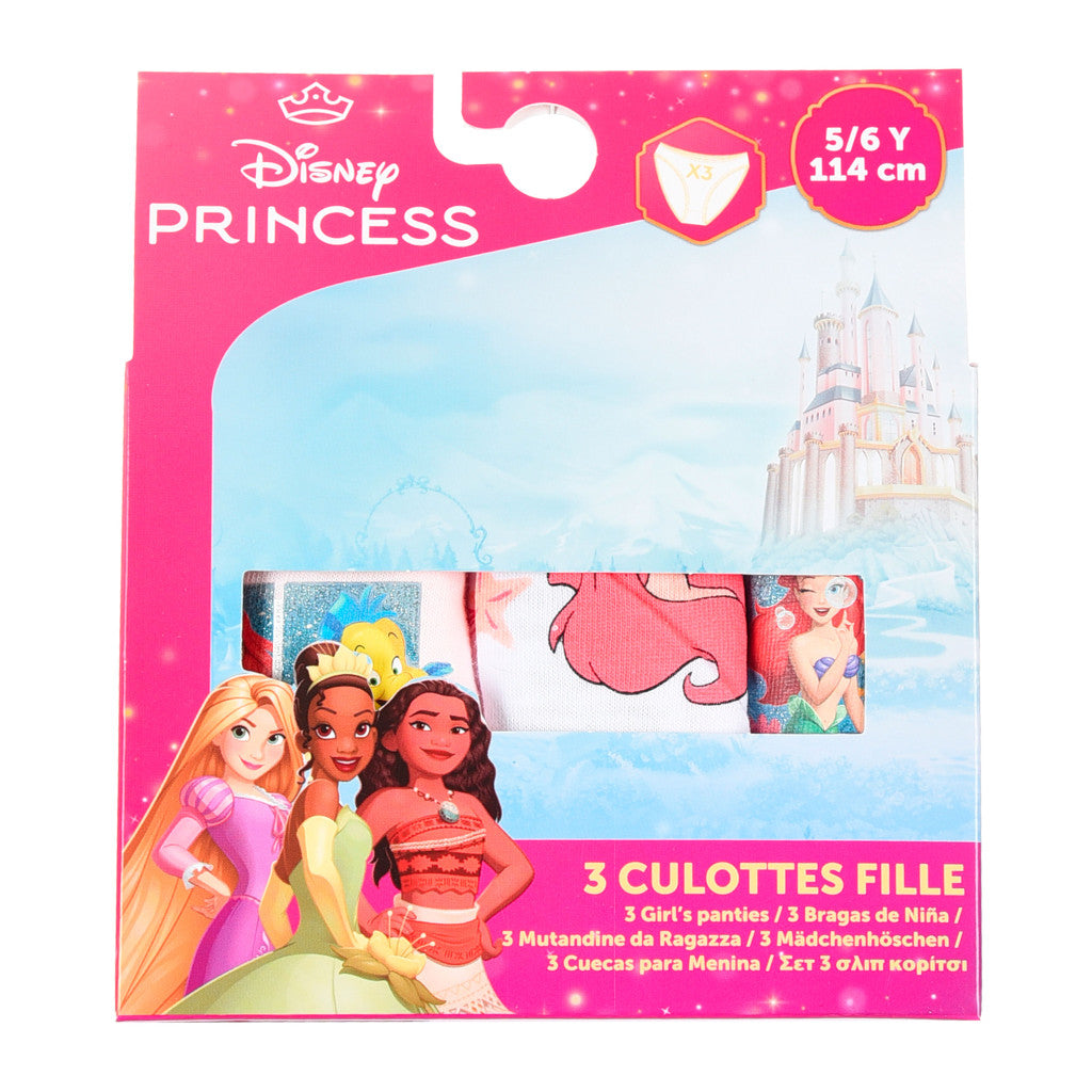 Disney Hercegnők Ariel gyerek fehérnemű, bugyi 3 darab/csomag 6 - 8 év / 116 - 128 cm
