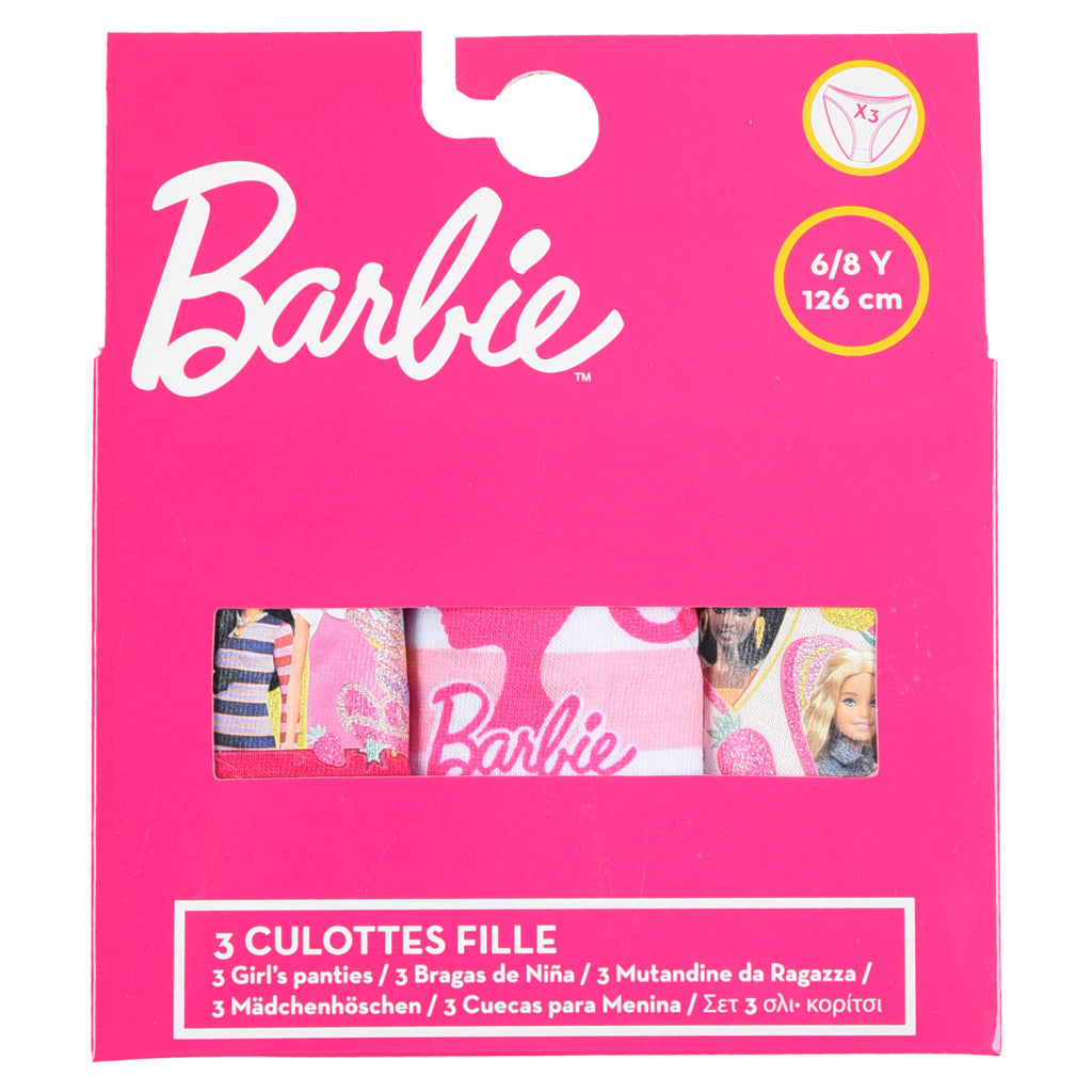 Barbie gyerek fehérnemű, bugyi 3 darab/csomag 6 - 8 év / 116 - 128 cm