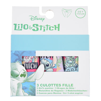 Disney Lilo és Stitch, A csillagkutya gyerek fehérnemű, bugyi 3 darab/csomag 5 - 6 év / 110 - 116 cm