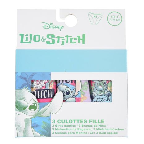 Disney Lilo és Stitch, A csillagkutya gyerek fehérnemű, bugyi 3 darab/csomag 6 - 8 év / 116 - 128 cm