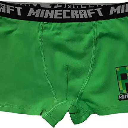 Minecraft Green gyerek boxeralsó 2 darab/csomag 10 év / 140 cm