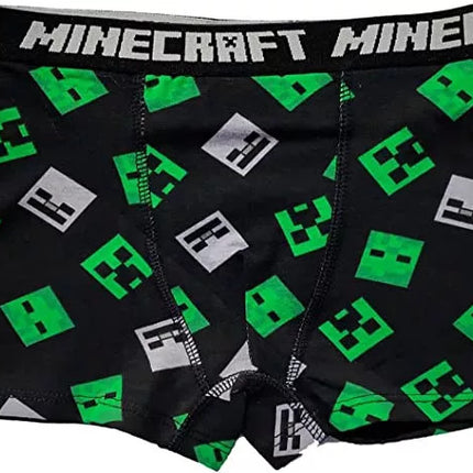 Minecraft Green gyerek boxeralsó 2 darab/csomag 10 év / 140 cm