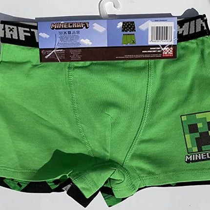 Minecraft Green gyerek boxeralsó 2 darab/csomag 10 év / 140 cm