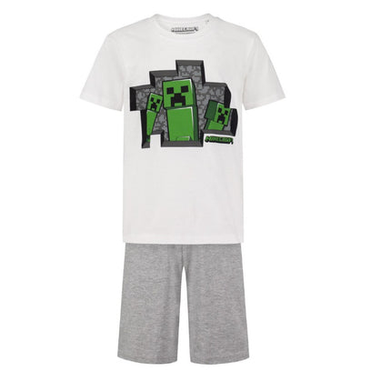 Minecraft Tunnel Trouble gyerek rövid pizsama 10 év / 140 cm