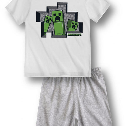 Minecraft Tunnel Trouble gyerek rövid pizsama 10 év / 140 cm