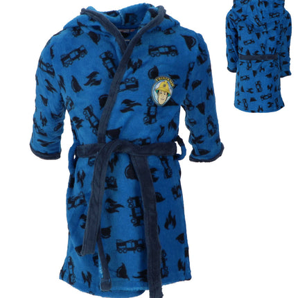 Sam a tűzoltó Blue Flame gyerek köntös 5 - 6 év / 110 - 116 cm