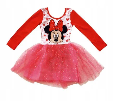 Disney Minnie Red gyerek tüll balett ruha 2 - 6 év / 92 - 116 cm