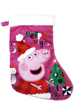 Peppa malac Pink karácsonyi kandalló zokni, csizma 42 cm