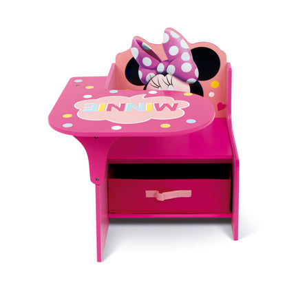 Disney Minnie Dots fa szék és íróasztal szett játéktárolóval