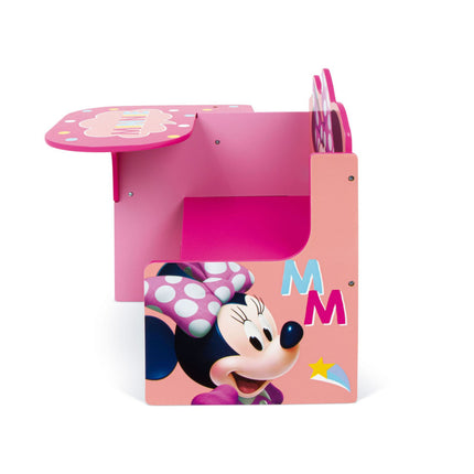 Disney Minnie Dots fa szék és íróasztal szett játéktárolóval