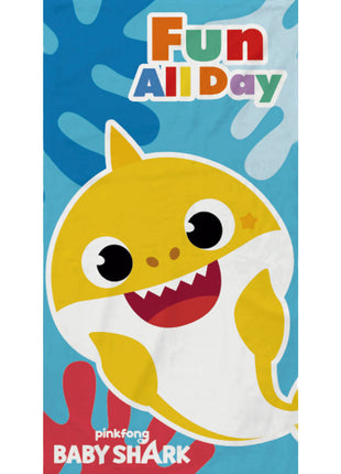 Baby Shark Fun Day fürdőlepedő, strand törölköző 70x140cm (Fast Dry)