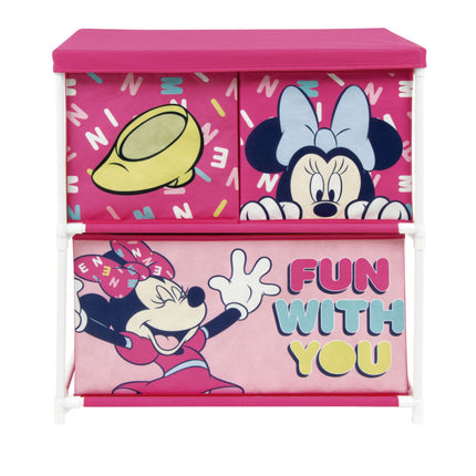 Disney Minnie Fun játéktároló állvány 3 rekeszes 53x30x60 cm