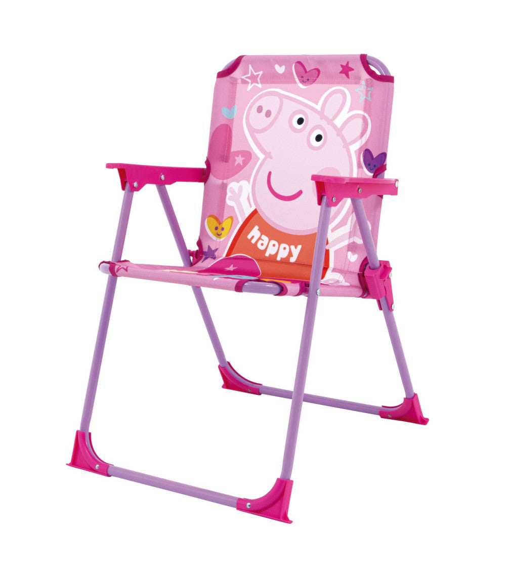 Peppa malac Happy összecsukható, kempingszék 38x32x53 cm
