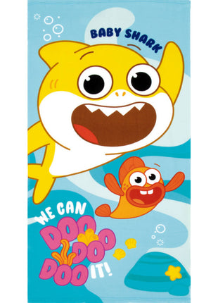 Baby Shark Doo It fürdőlepedő, strand törölköző 70x140cm (Fast Dry)