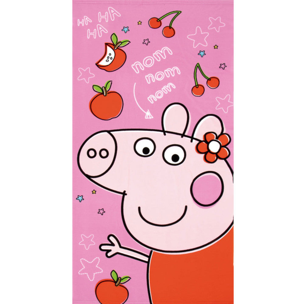 Peppa malac Fruits fürdőlepedő, strand törölköző 70x140cm (Fast Dry)