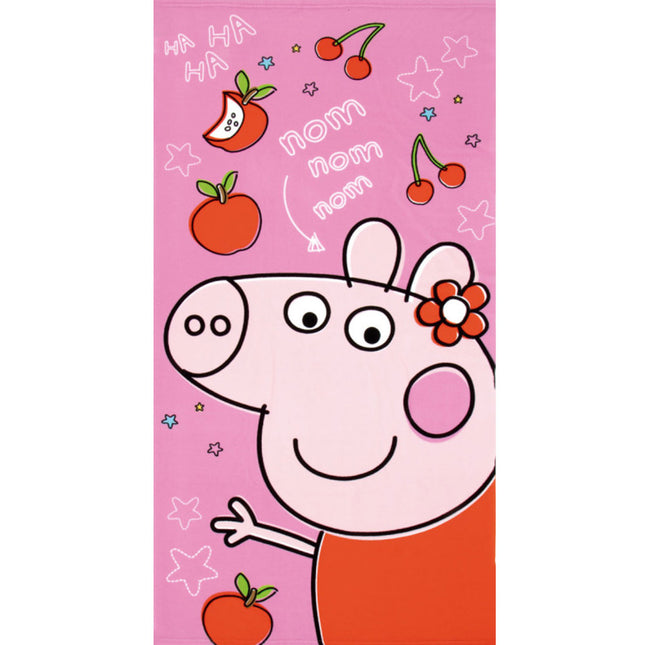 Peppa malac Fruits fürdőlepedő, strand törölköző 70x140cm (Fast Dry)