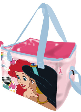 Disney Hercegnők Ariel & Jasmine thermo uzsonnás táska, hűtőtáska 22,5 cm