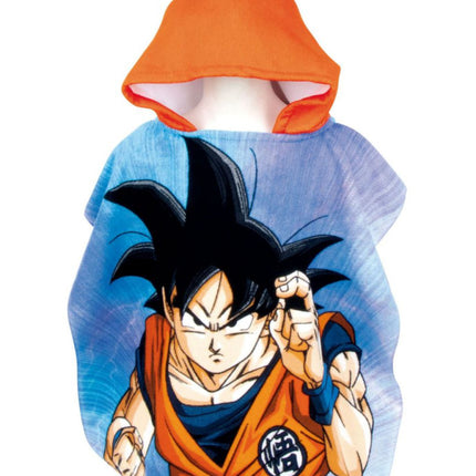 Dragon Ball Son Goku strand törölköző poncsó 55x110cm (Fast Dry)