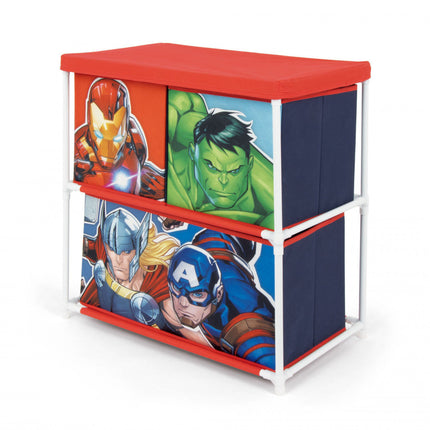 Bosszúállók Team játéktároló állvány 3 rekeszes 53x30x60 cm