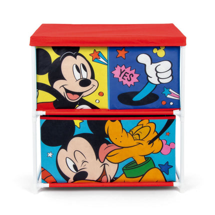 Disney Mickey, Pluto játéktároló állvány 3 rekeszes 53x30x60 cm