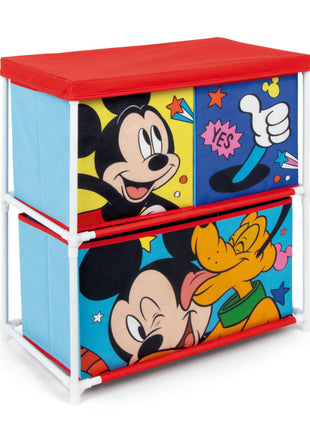Disney Mickey, Pluto játéktároló állvány 3 rekeszes 53x30x60 cm