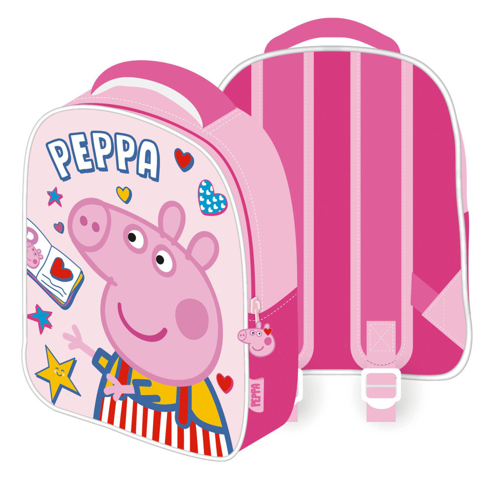 Peppa malac Book hátizsák, táska 28 cm