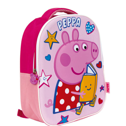 Peppa malac Book 3D hátizsák, táska 32 cm