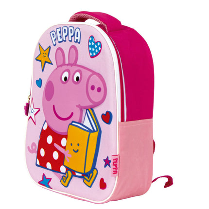 Peppa malac Book 3D hátizsák, táska 32 cm