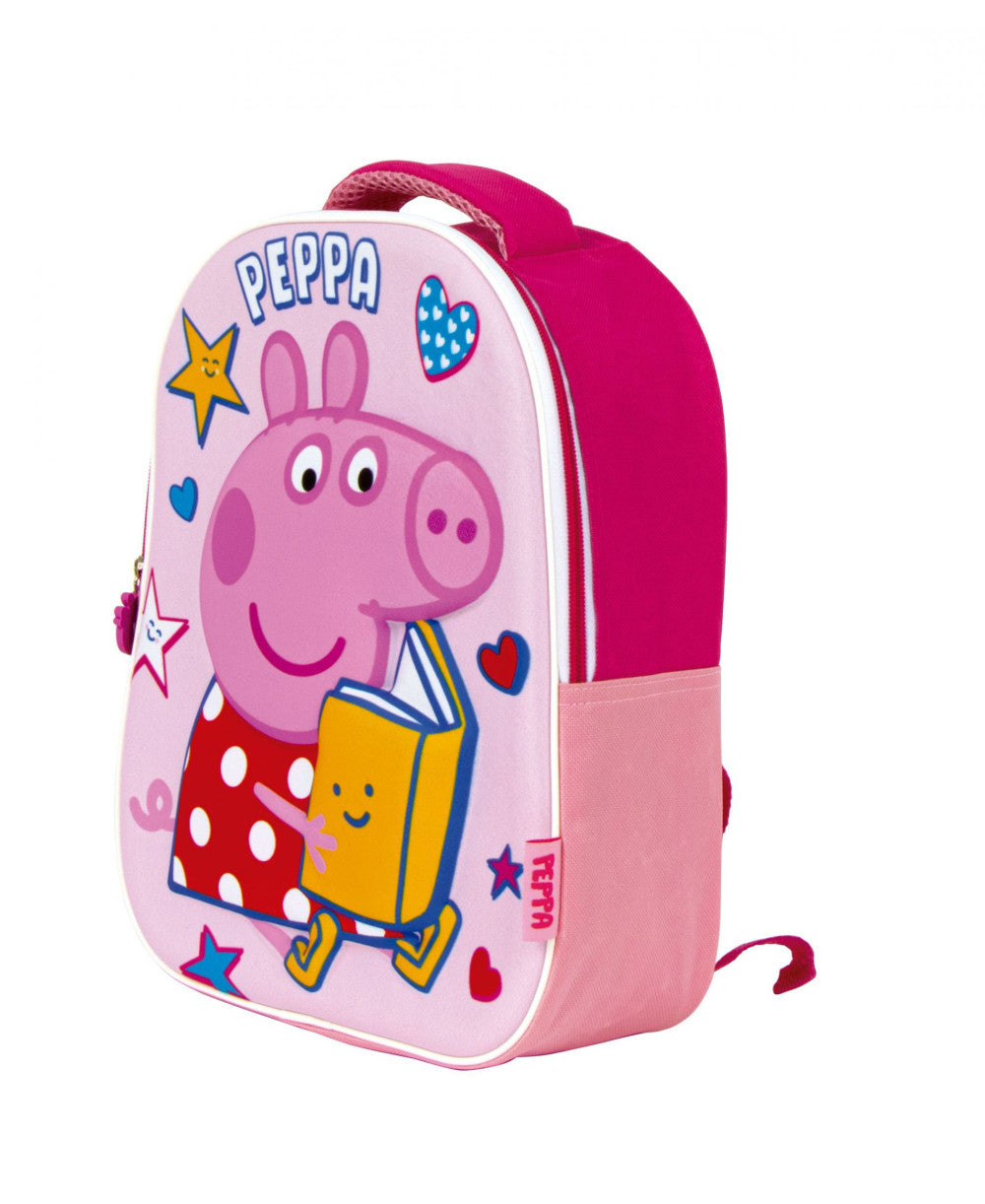 Peppa malac Book 3D hátizsák, táska 32 cm