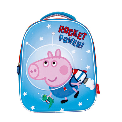 Peppa malac Rocket 3D hátizsák, táska 32 cm