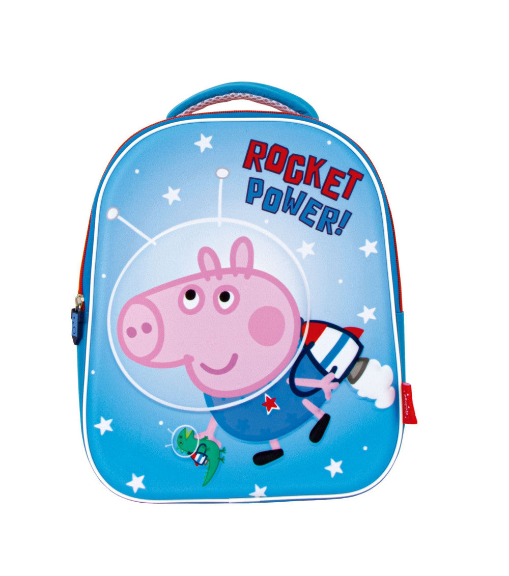 Peppa malac Rocket 3D hátizsák, táska 32 cm