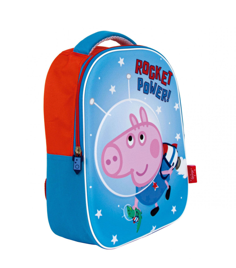 Peppa malac Rocket 3D hátizsák, táska 32 cm