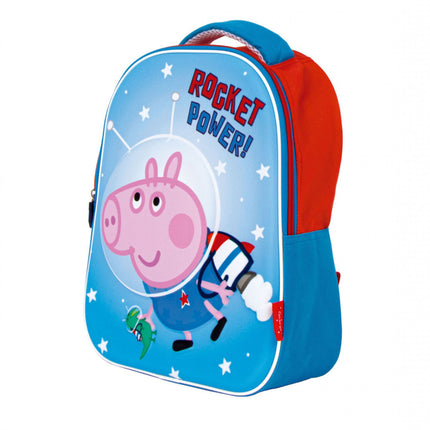 Peppa malac Rocket 3D hátizsák, táska 32 cm