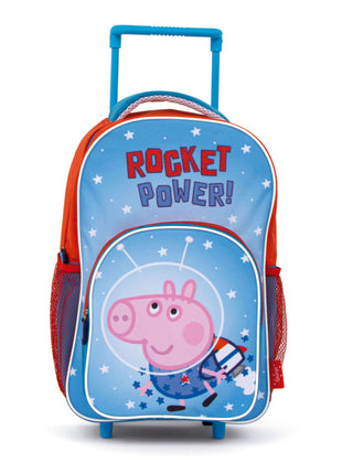 Peppa malac Rocket gurulós ovis hátizsák, táska 36 cm