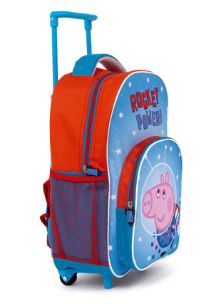 Peppa malac Rocket gurulós ovis hátizsák, táska 36 cm