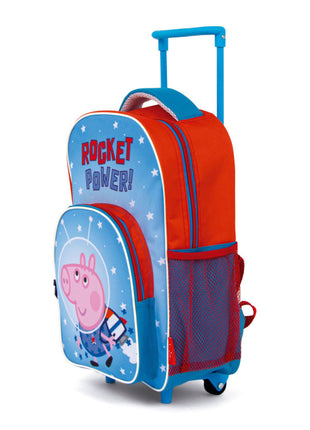 Peppa malac Rocket gurulós ovis hátizsák, táska 36 cm